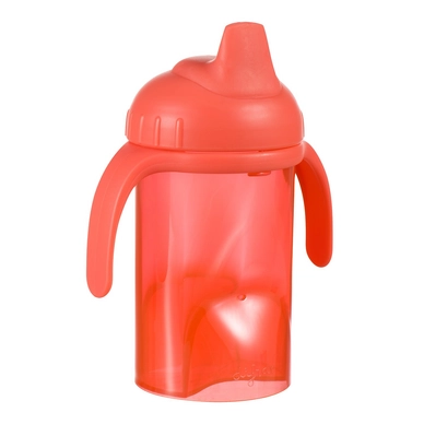 Drinkbeker Anti-lek Difrax 250 ml Soft Koraal