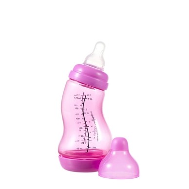 Babyfles Difrax Natural-S 170 ml Roze