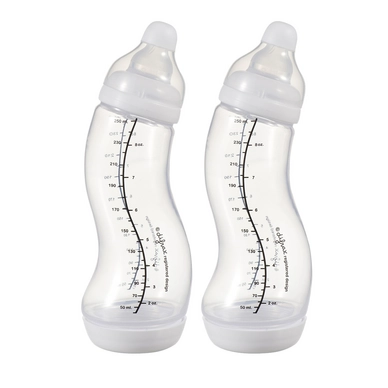 Double-Pack Babyflessen Difrax Natural-S 250 ml Wit