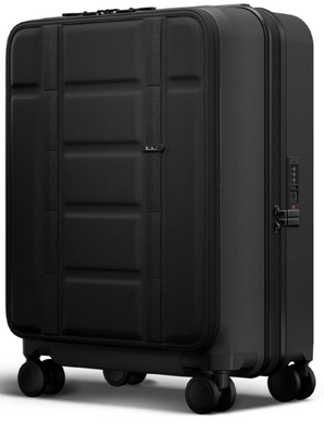 Travel Suitcase Db Ramverk Front-access Carry-on Black Out 24