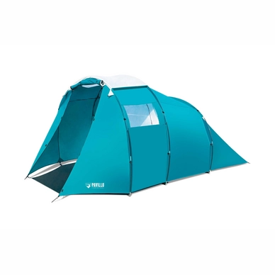 Tent Pavillo Family Dome X4 Voortent Blauw