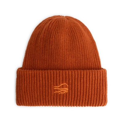 Muts Blue Loop Essential Beanie Rust