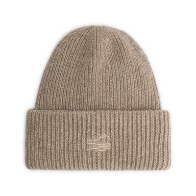 Muts Blue Loop Essential Beanie Mid Beige