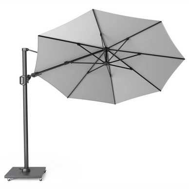 Zweefparasol Platinum Challenger T2 Light grey Ø350 cm