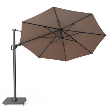 Zweefparasol Platinum Challenger T2 Premium Havanna Ø350 cm