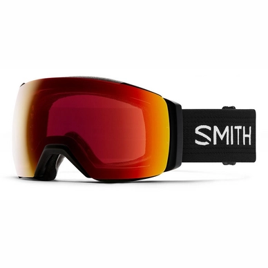Skibril Smith IO Mag XL Black / ChromaPop Sun Red Mirror