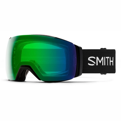 Masque de Ski Smith IO Mag XL Black / ChromaPop Everyday Green Mirror