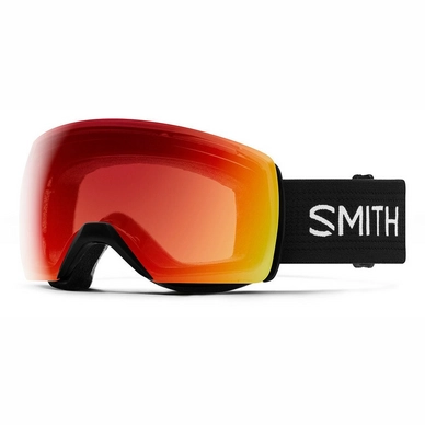 Skibrille Smith Skyline XL Black / ChromaPop Photochromic Red Mirror