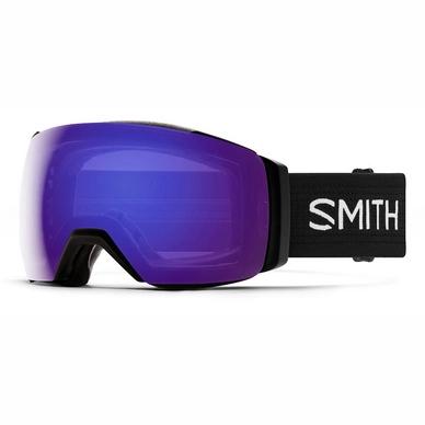 Masque de Ski Smith IO Mag XL Black / ChromaPop Everyday Violet Mirror