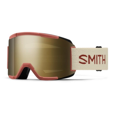 Masque de Ski Smith Unisex Squad Chromapop Sun Black Gold Mirror