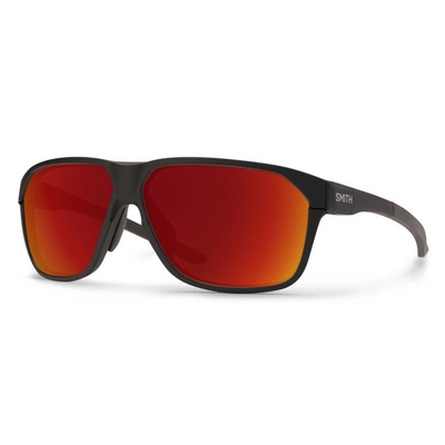 Lunettes de Soleil Smith Leadout Matte Black/ Chromapop Red Mirror