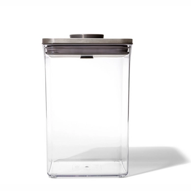 thumbnail image 2 of OXO Good Grips POP 2.0 Big Square Medium Storage Container – 4.2L Capacity, Clear Plastic (11233500UK) 2 of 4