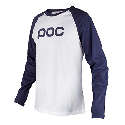 Longsleeve POC Men Raglan Dubnium Blue Hydrogen White