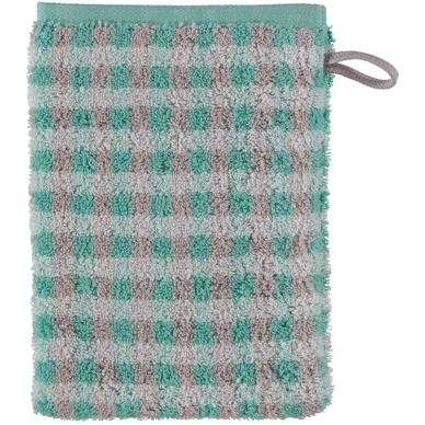 Washandje Cawö Zoom Allover Turquoise (set van 6)