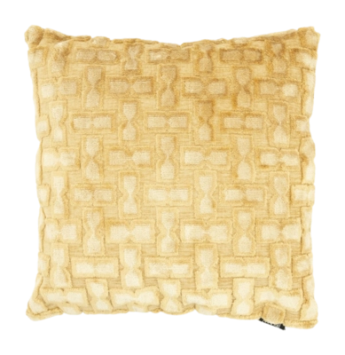 Zierkissen By-Boo Stunda - Mustard (45 x 45 cm)