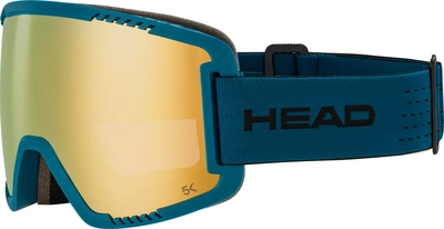 Skibril HEAD Unisex Contex Pro 5K Gold/Petrol - Medium