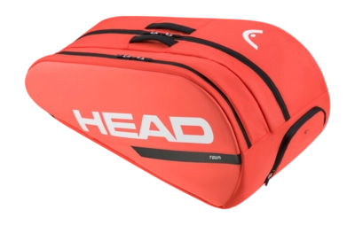 Tennistas HEAD Tour Racquet Bag 9R Fluo Orange