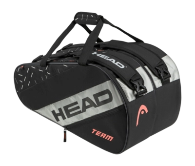 Padel Bag HEAD Team Padel Bag L Black Ceramic