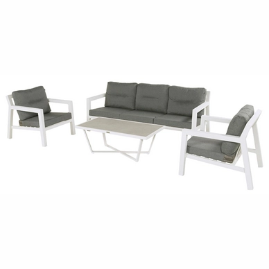Loungeset Hartman Porto Rico 3+1+1 Ash Grey Olefin White