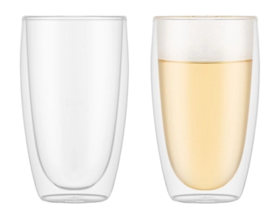 Glas Bodum Pavina Large Transparent 450 ml (Set van 2)