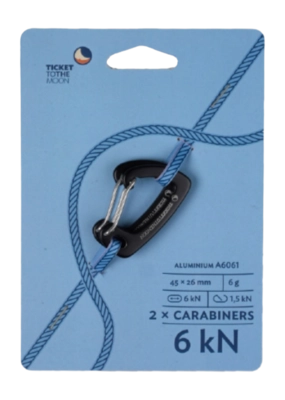 Karabijnhaak Ticket To The Moon AL-7075 (2-Delig) 2024