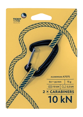 Carabiner Ticket To The Moon A-6061 (2-Piece)