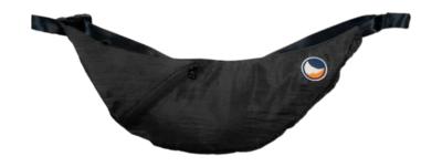 Schoudertas Ticket To The Moon Upcycled Sling Bag Black