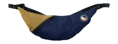 Schoudertas Ticket To The Moon Upcycled Sling Bag Navy Blue Gold