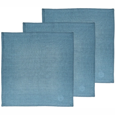 Keukendoek Södahl Common Organic China blauw (set van 3)