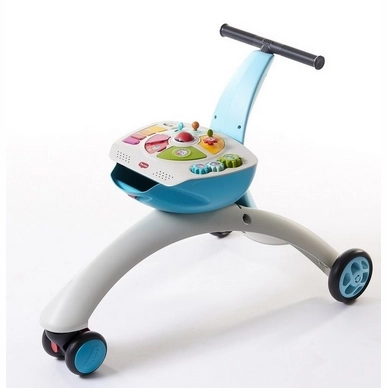 Poppenwagen Tiny Love 5-In-1 Walk Behind & Ride On Blue