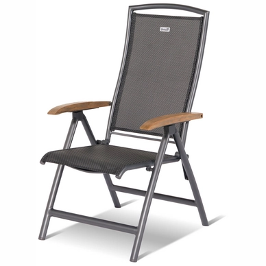 Tuinstoel Hartman Raffaelo Recliner Rec.Teak Grijs
