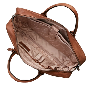 Laptoptas Castelijn & Beerens Carisma 15,6" Cognac
