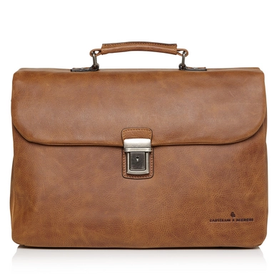 Compacte Laptoptas Castelijn & Beerens Carisma Cognac 15,6"