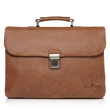Laptoptas Castelijn & Beerens Carisma Cognac 15,6"