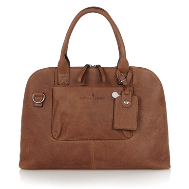 Compacte Laptoptas Castelijn & Beerens Carisma Dames Cognac 13,3"