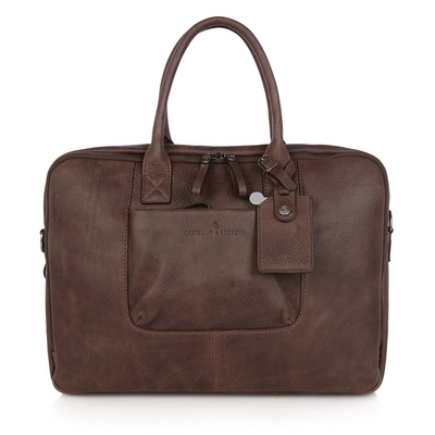 Laptoptas Castelijn & Beerens Carisma Dames Mocca 15,6"