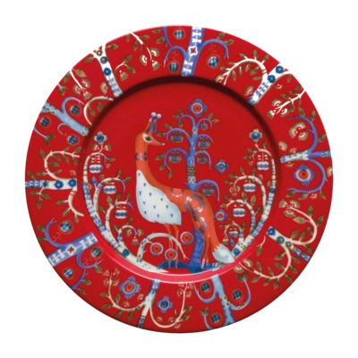 Dinner plate Iittala Taika Red 22 cm 25