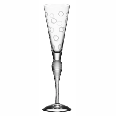 Champagnerglas Orrefors Clown Cirkels Matt 200 ml