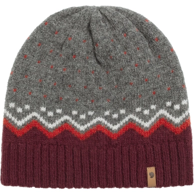 Muts Fjallraven Ovik Knit Hat Dark Garnet