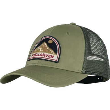 Pet Fjallraven Badge Langtradarkeps Green (L/XL)