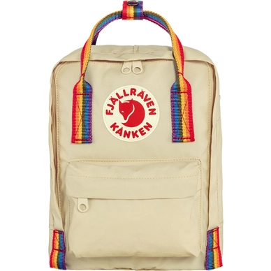 Rugzak Fjällräven Kånken Rainbow Mini Light Oak Rainbow Pattern