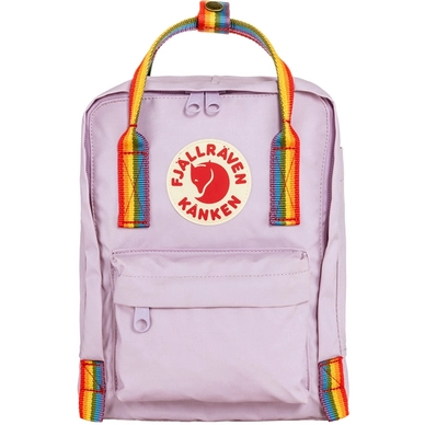 Rucksack Fjällräven Kånken Rainbow Mini Unisex Pastel Lavender Rainbow