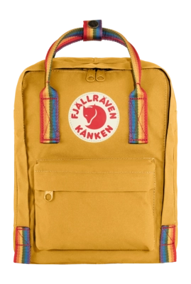 Sac à Dos Fjällräven Kånken Rainbow Mini Motif Rainbow Ocre