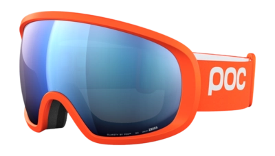 Masque de Ski POC Unisexe Fovea Zink Orange/Partly Sunny Blue