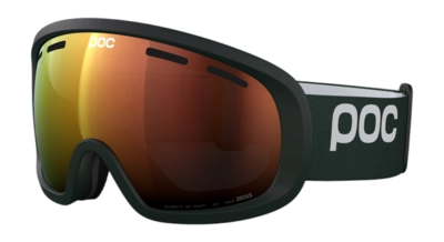 Skibril POC Unisex Fovea Mid Pargasite Green/Partly Sunny Orange