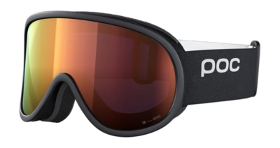Masque de Ski POC Unisexe Retina Uranium Black/Partly Sunny Orange