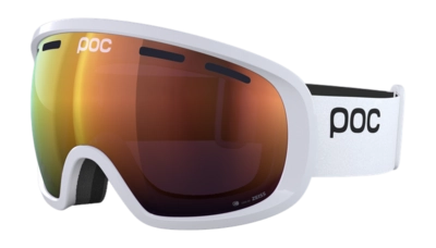 Masque de Ski POC Unisexe Fovea Hydrogen White/Partly Sunny Orange