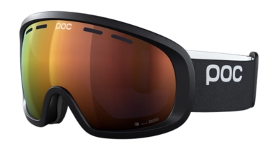 Skibrille POC Fovea Mid Unisex Uranium Black / Partly Sunny Orange