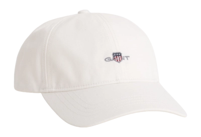 Pet GANT Men Shield Cotton Twill Cap Eggshell 25