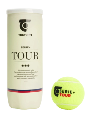 Tennis Ball Tretorn Series+ Tour 3 Tube (Box 24x3)